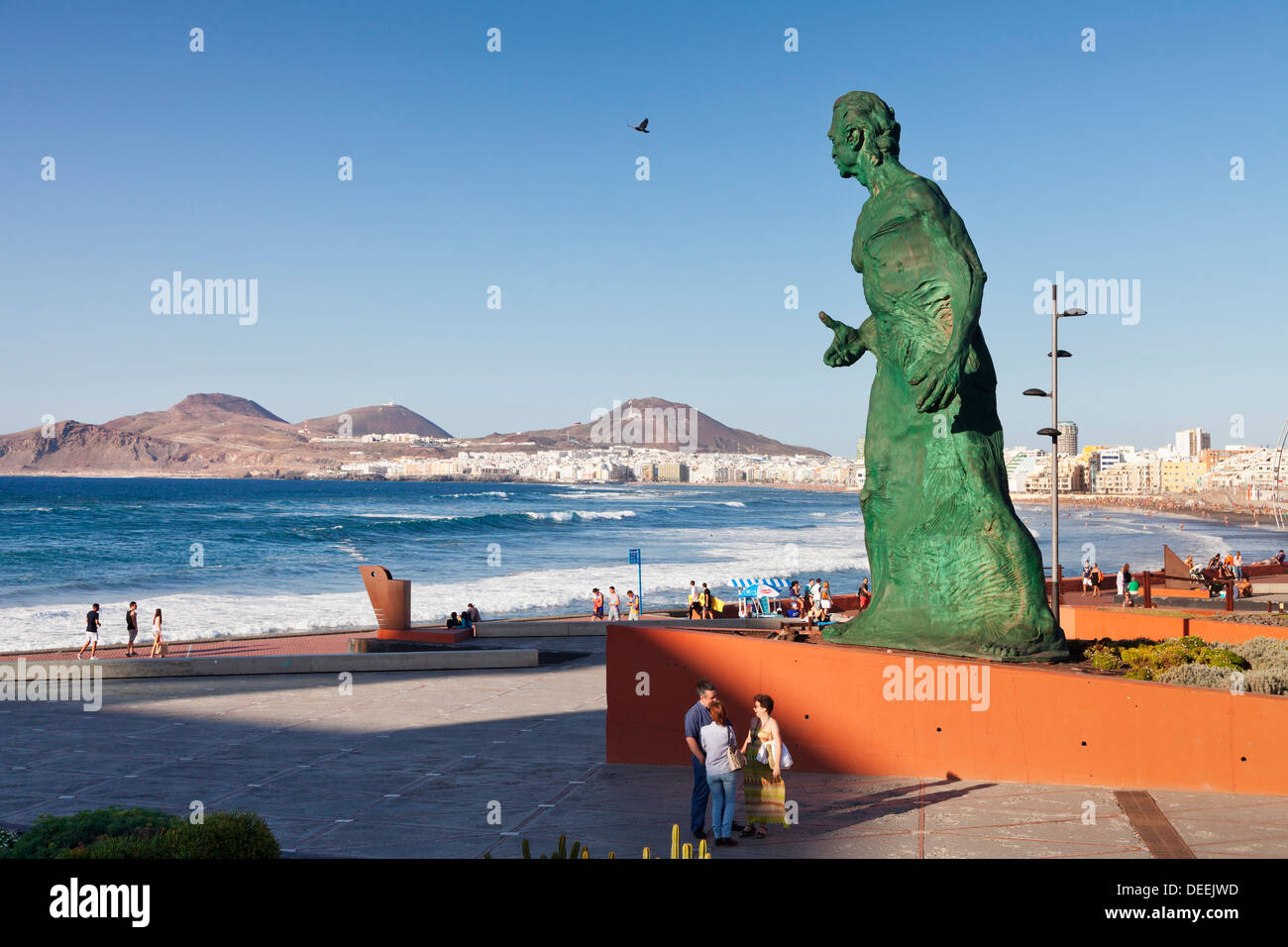 Skulptur im Alfredo Kraus Auditorium, Playa de Las Canteras, Las Palmas