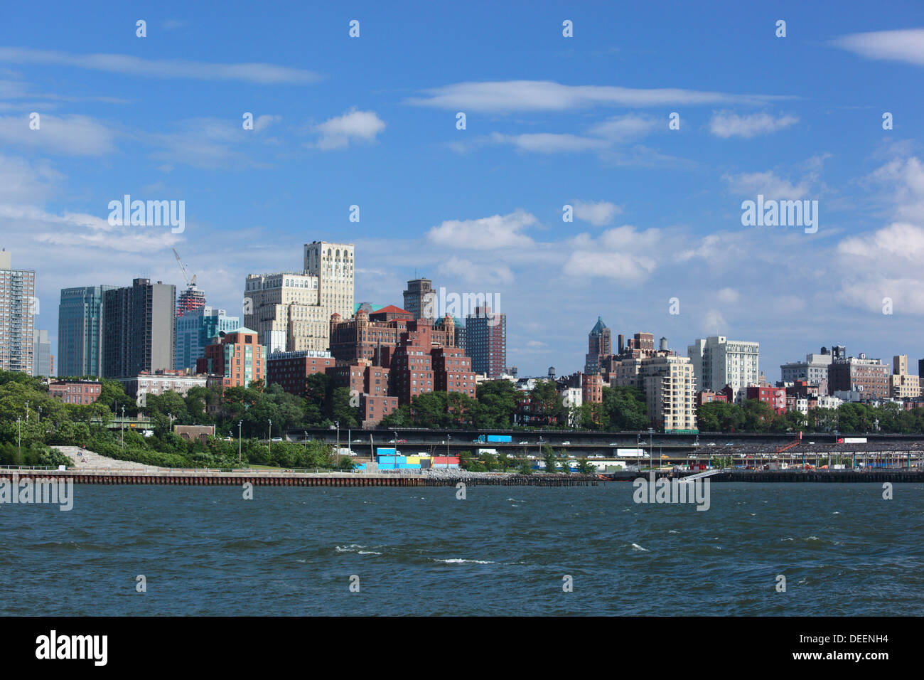 Skyline von Brooklyn in New York, USA. Stockfoto