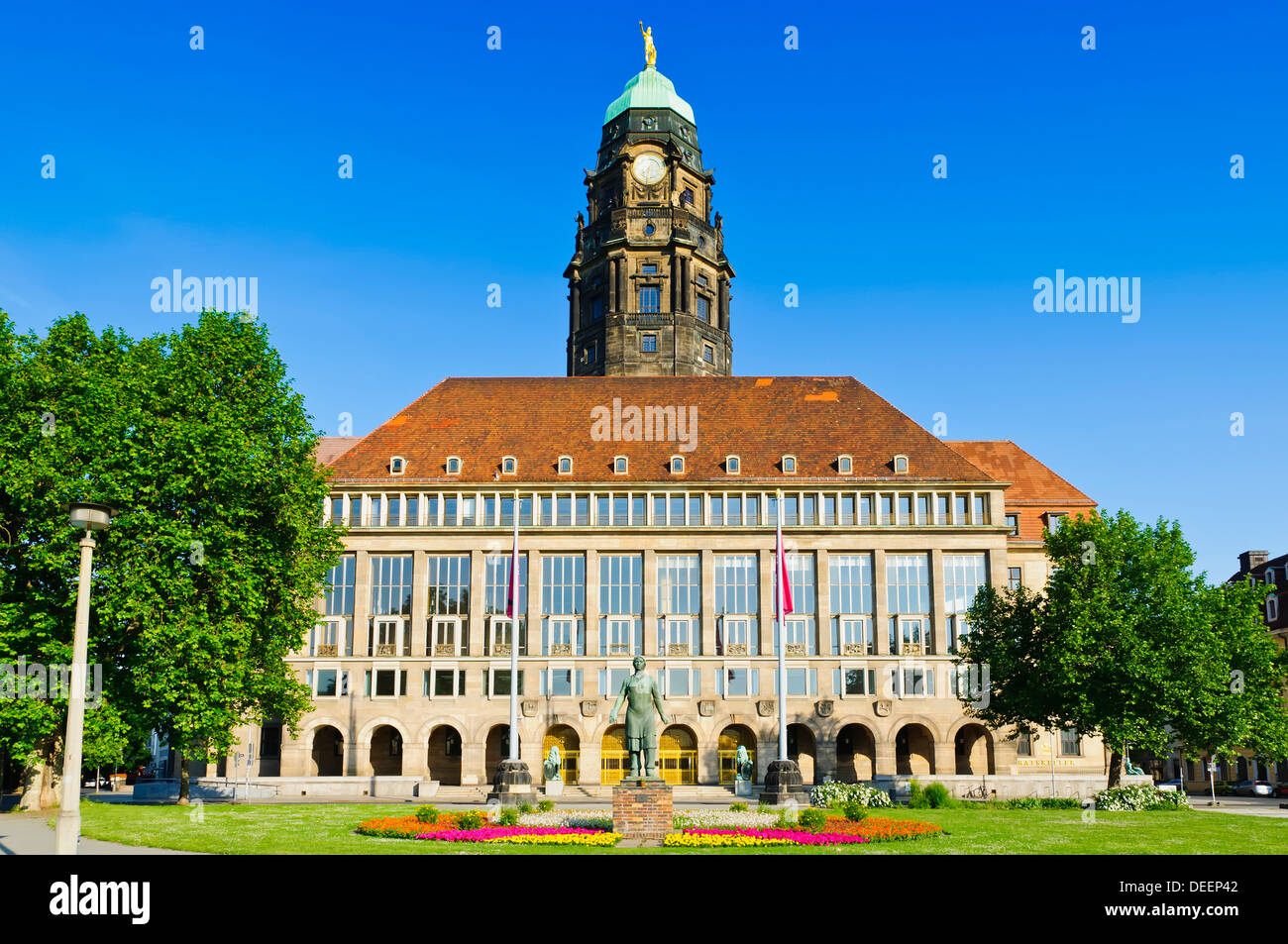 Rathaus Dresden, Sachsen, Deutschland Stockfoto