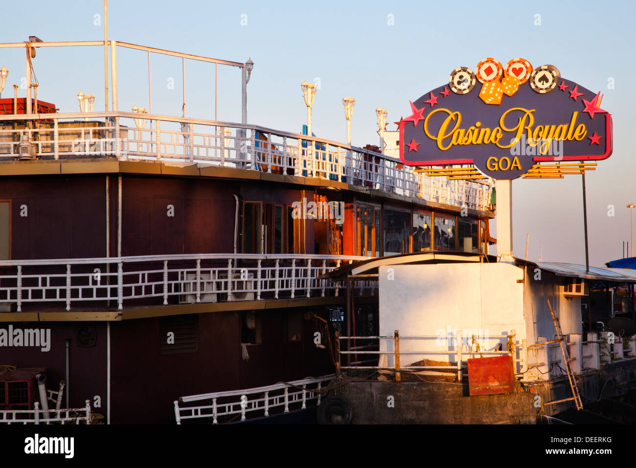 Casino Royale, Panaji, Nord-Goa, Goa, Indien Stockfoto