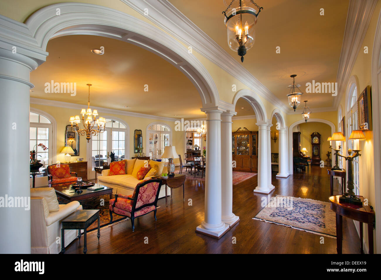 Luxury Home Interior in Nashville Tennessee, USA Stockfoto