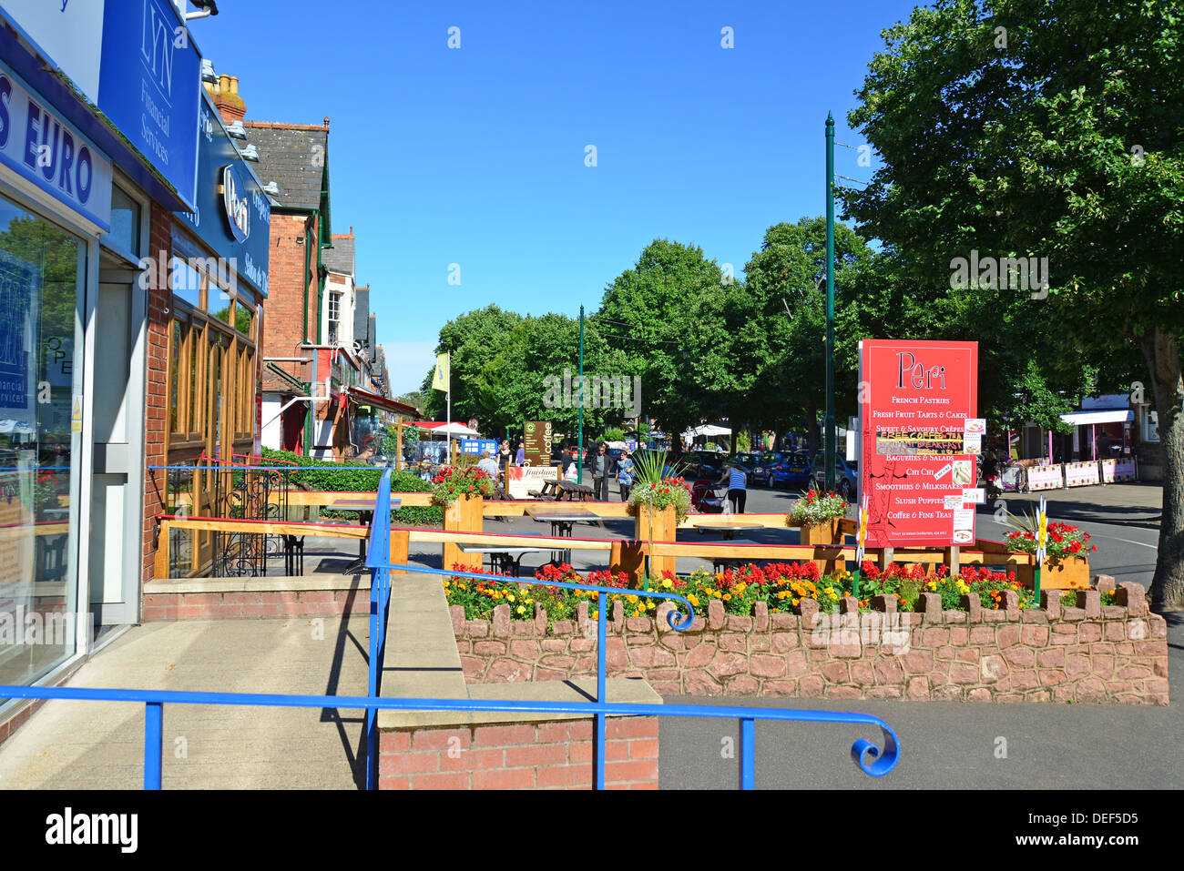 Avenue, Minehead, Somerset, England, Vereinigtes Königreich Stockfoto