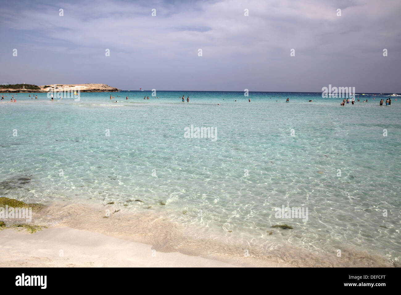 Nissi Beach in Ayia Napa, Zypern Stockfoto