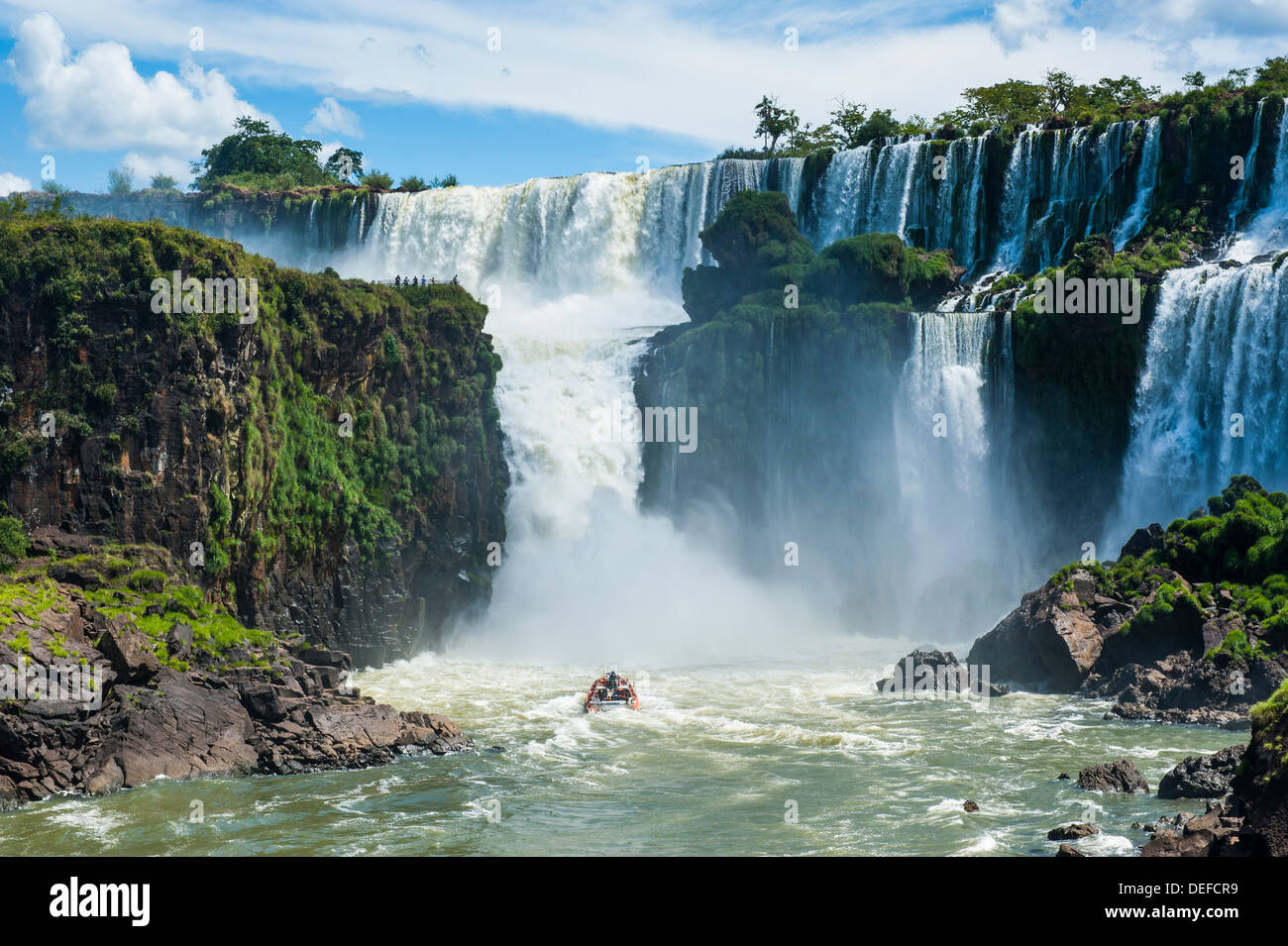 Foz de Iguazu (Iguacu Falls), Iguazu National Park, UNESCO-Weltkulturerbe, Argentinien, Südamerika Stockfoto
