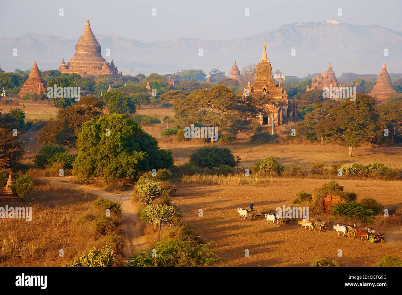 Bagan (Pagan), Myanmar (Burma), Asien Stockfoto