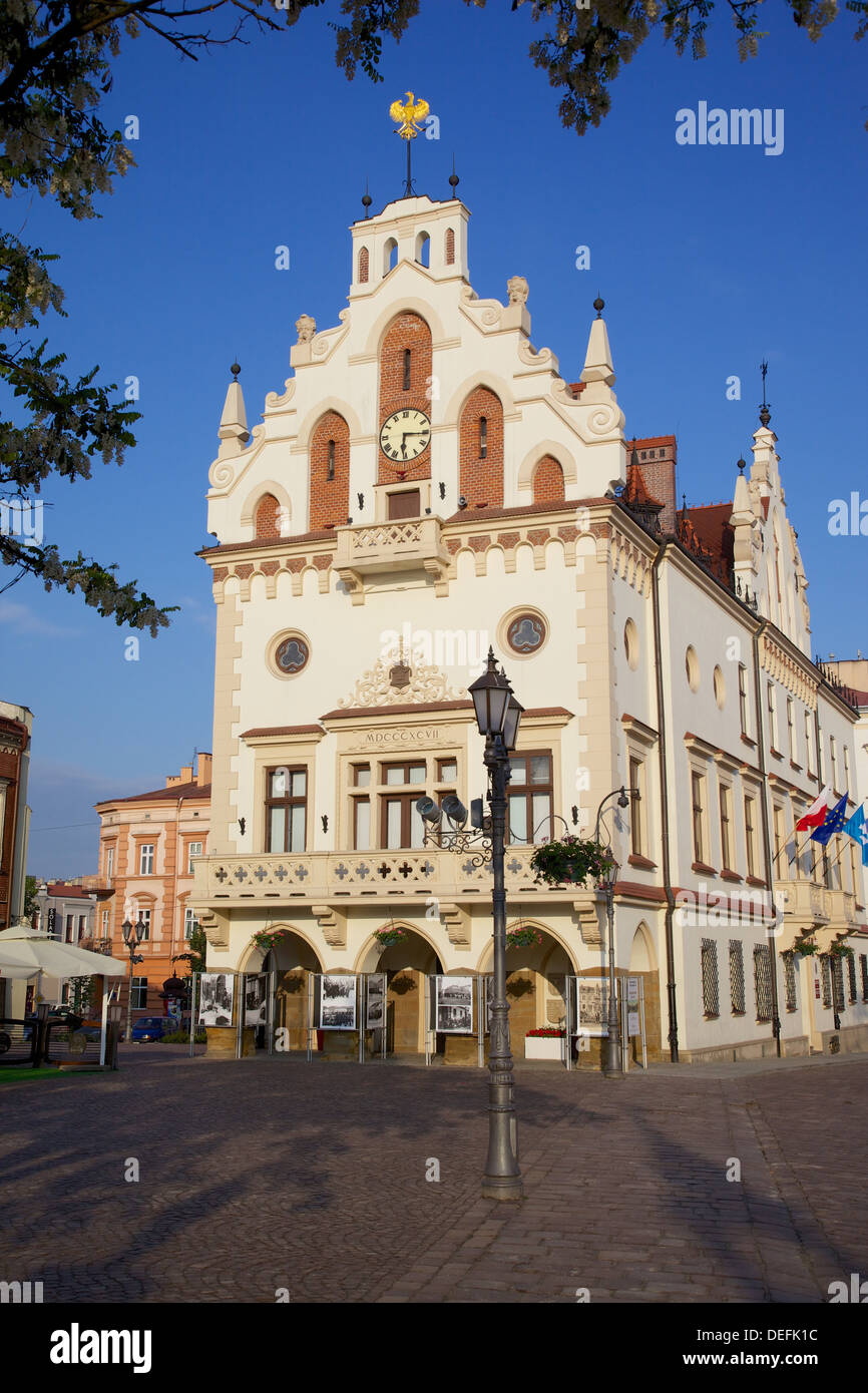 Rathaus, Marktplatz, Altstadt, Rzeszow, Polen, Europa Stockfoto