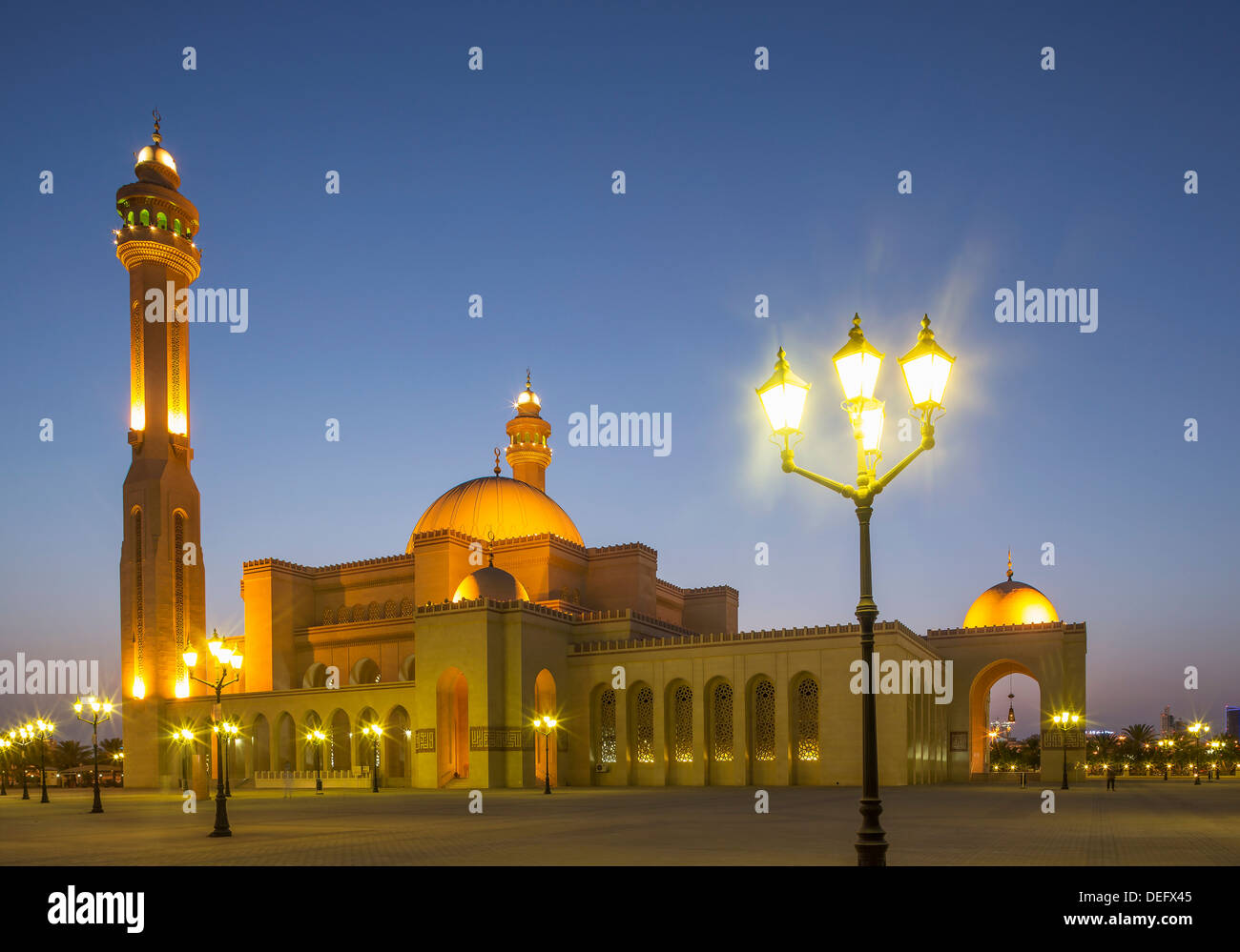Al Fateh Grand Moschee, Manama, Bahrain, Naher Osten Stockfoto
