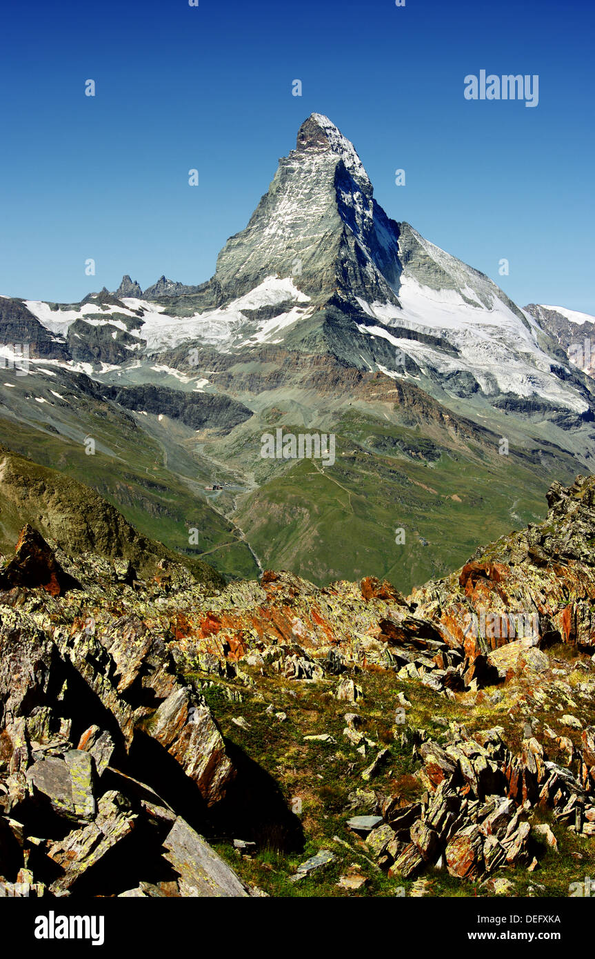 majestätischen Matterhorn Stockfoto
