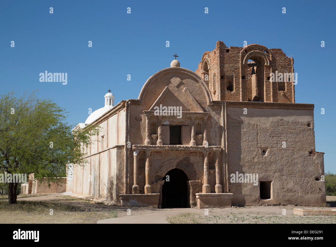 San Jose de Tumacacori Mission, gegründet im Jahre 1691, Tumacacori National Historic Park, New Mexico, Vereinigte Staaten von Amerika Stockfoto