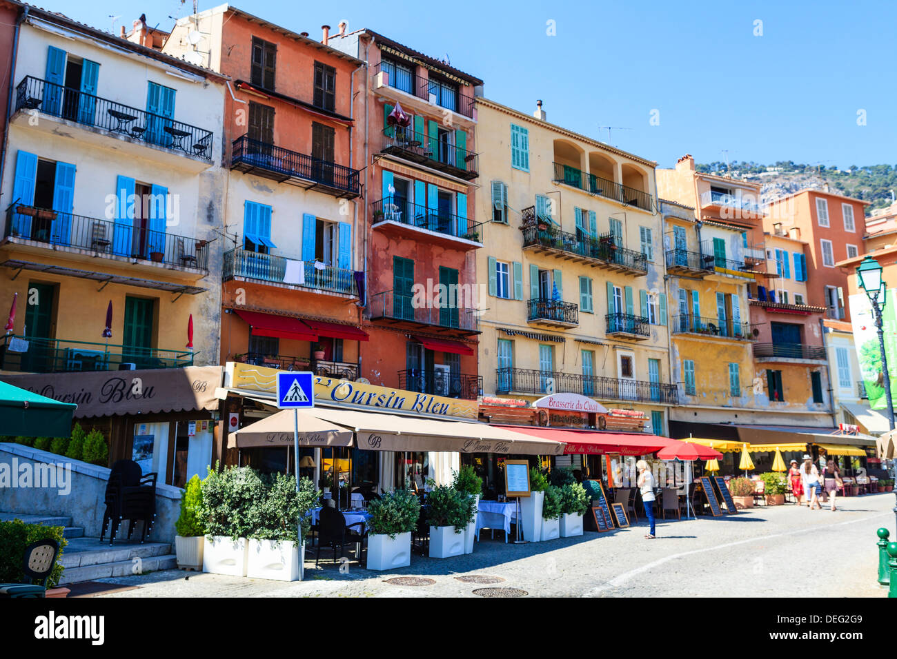 Villefranche-Sur-Mer, Alpes Maritimes, Provence, Cote d ' Azur, Côte d ' Azur, Frankreich Stockfoto