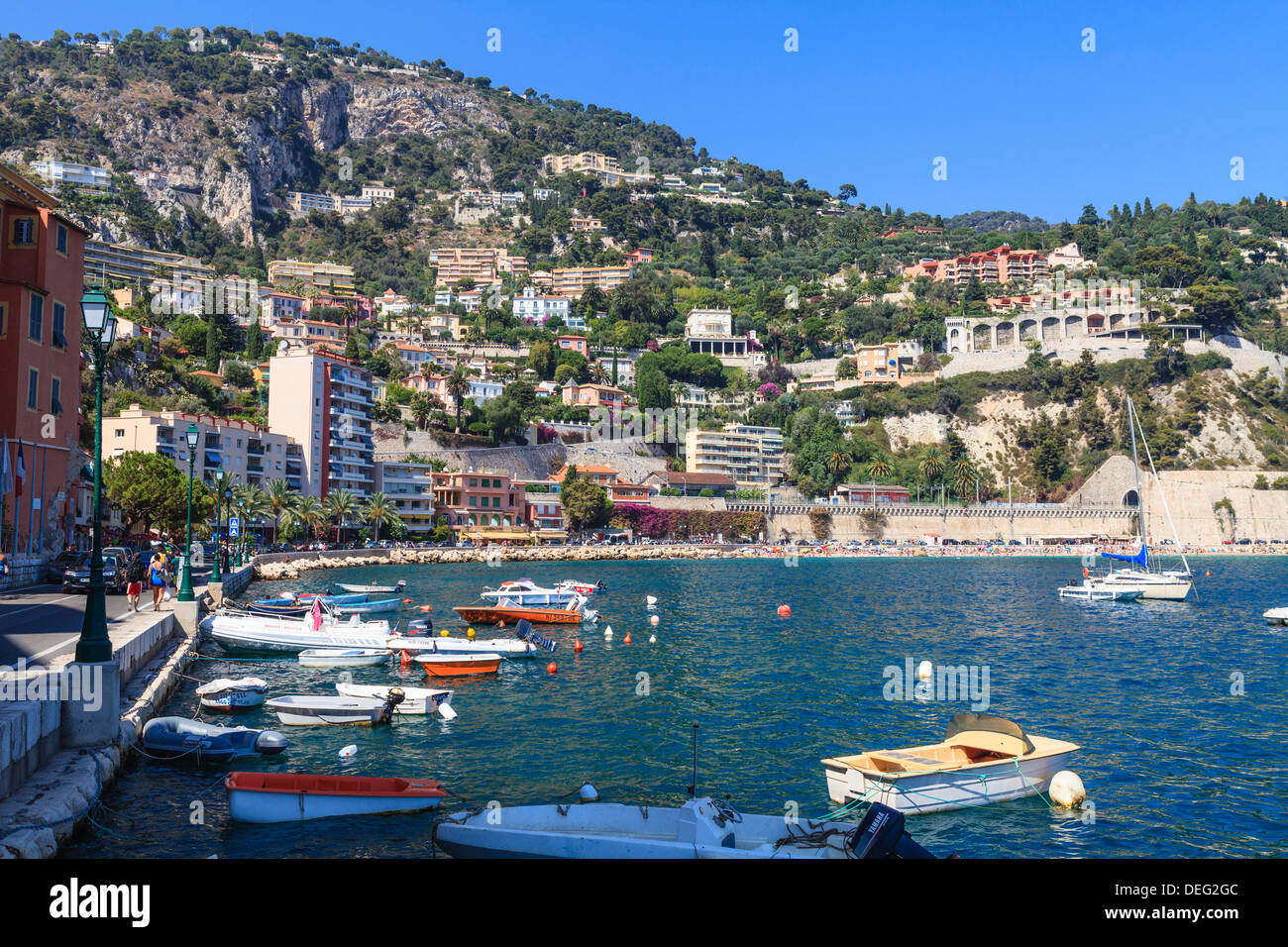 Villefranche-Sur-Mer, Alpes Maritimes, Provence, Cote d ' Azur, Côte d ' Azur, Frankreich Stockfoto