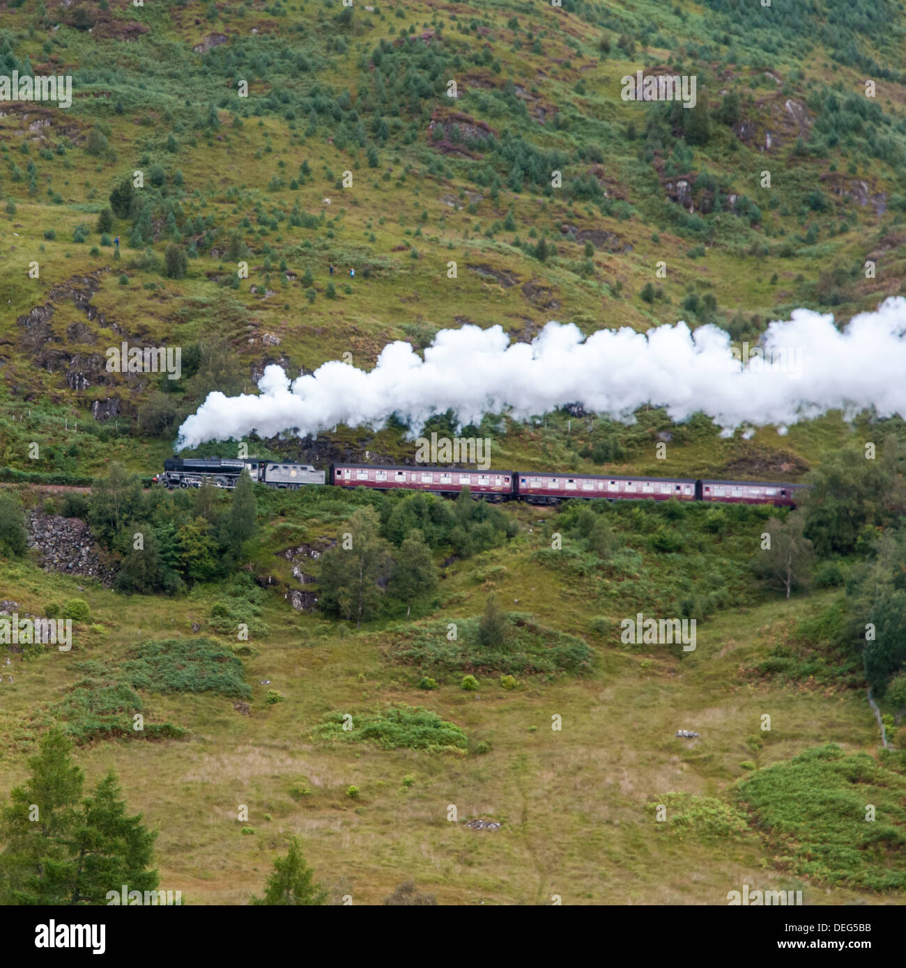 Die Jakobiten in voller Fahrt Stockfoto