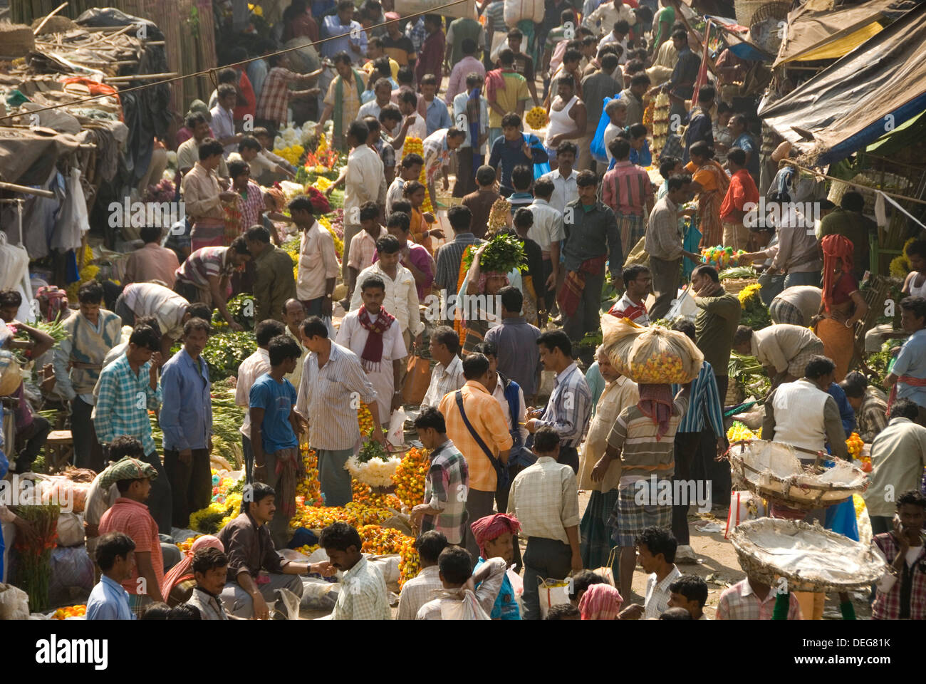 Armenien-Ghat Markt, Kolkata (Kalkutta), West Bengalen, Indien, Asien Stockfoto