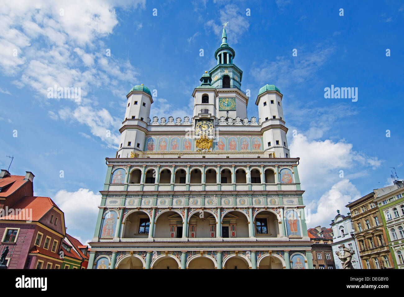 Rathaus, historische Altstadt, Poznan, Polen, Europa Stockfoto