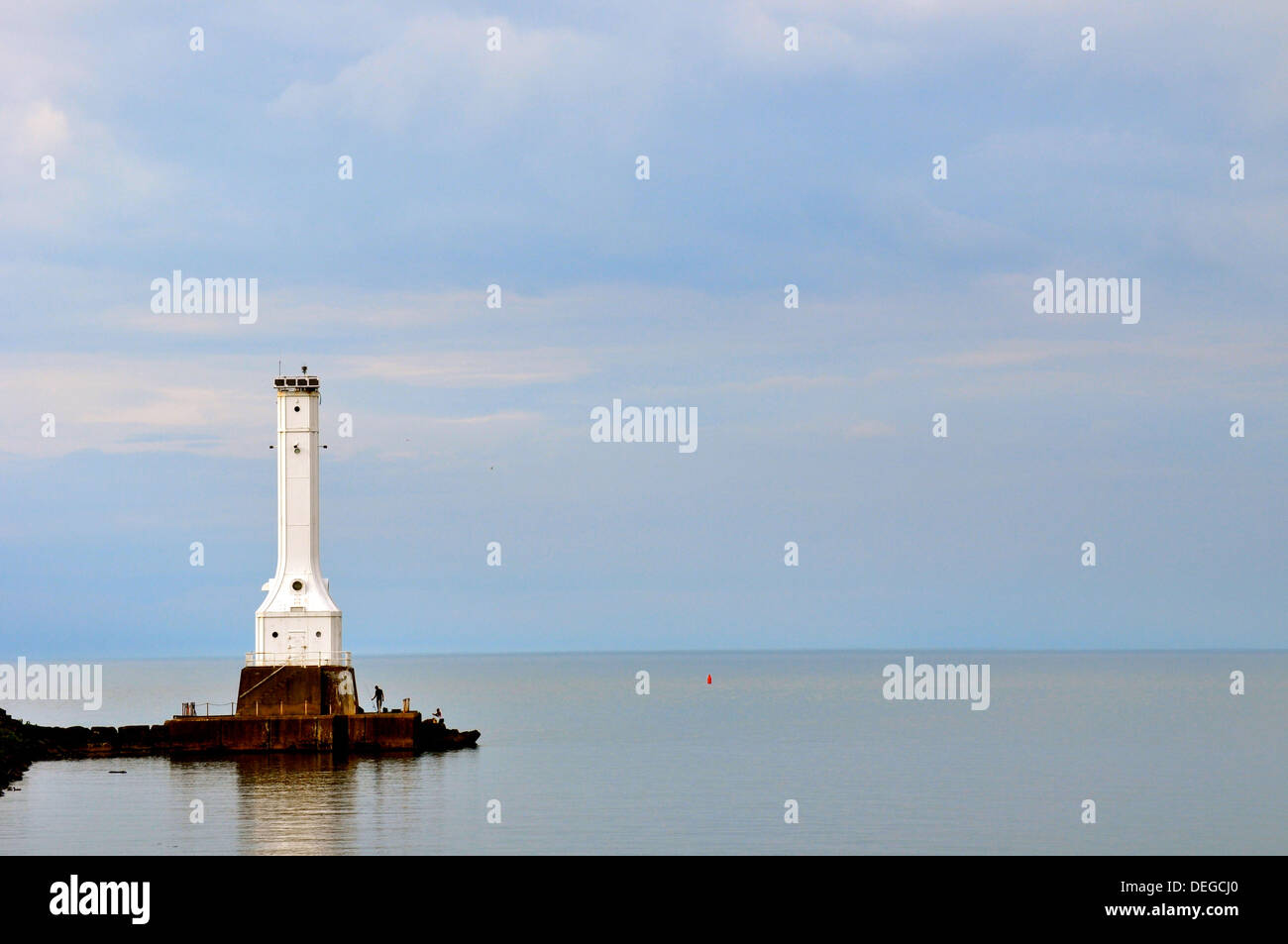 Huron, Ohio - USA - Leuchtturm Stockfoto