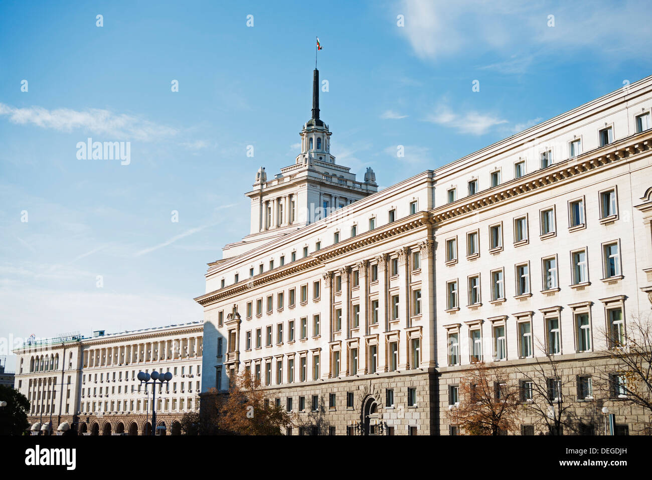 Ehemalige kommunistische Partei Haus, Sofia, Bulgarien, Europa Stockfoto