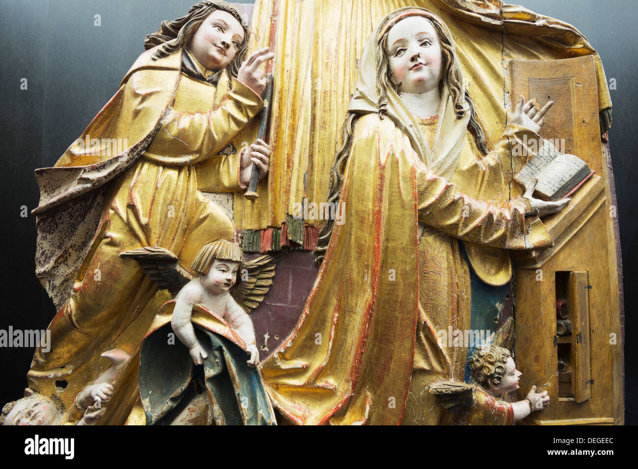 St. John's Kloster Museum, Kloster St. Johann, UNESCO, Müstair, Graubünden, Schweizer Alpen, Schweiz, UNESCO Stockfoto