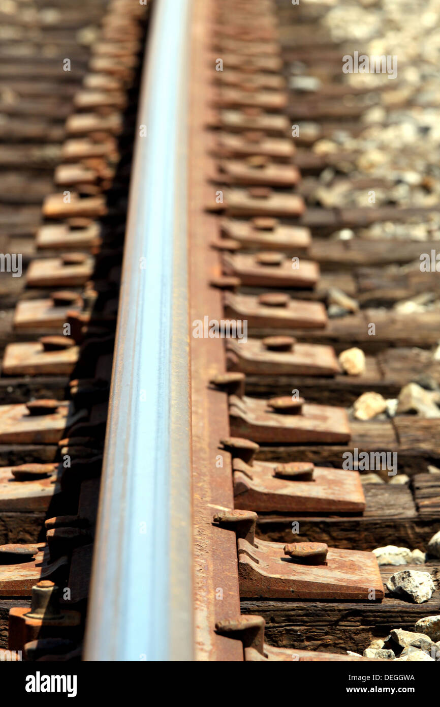 Bahnstrecke Stockfoto