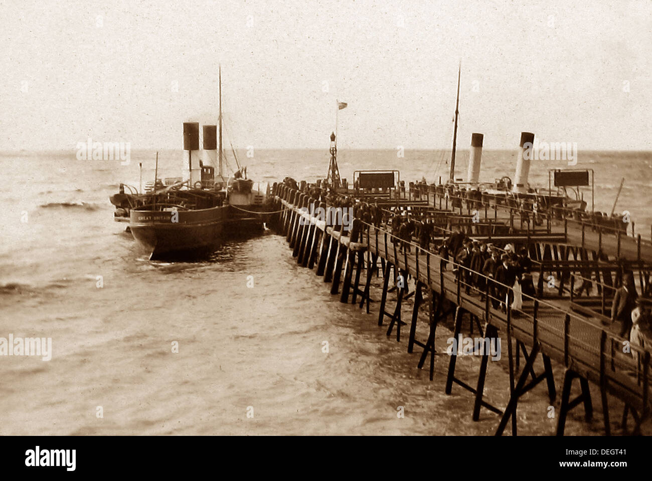 Blackpool North Pier in1890 Stockfoto