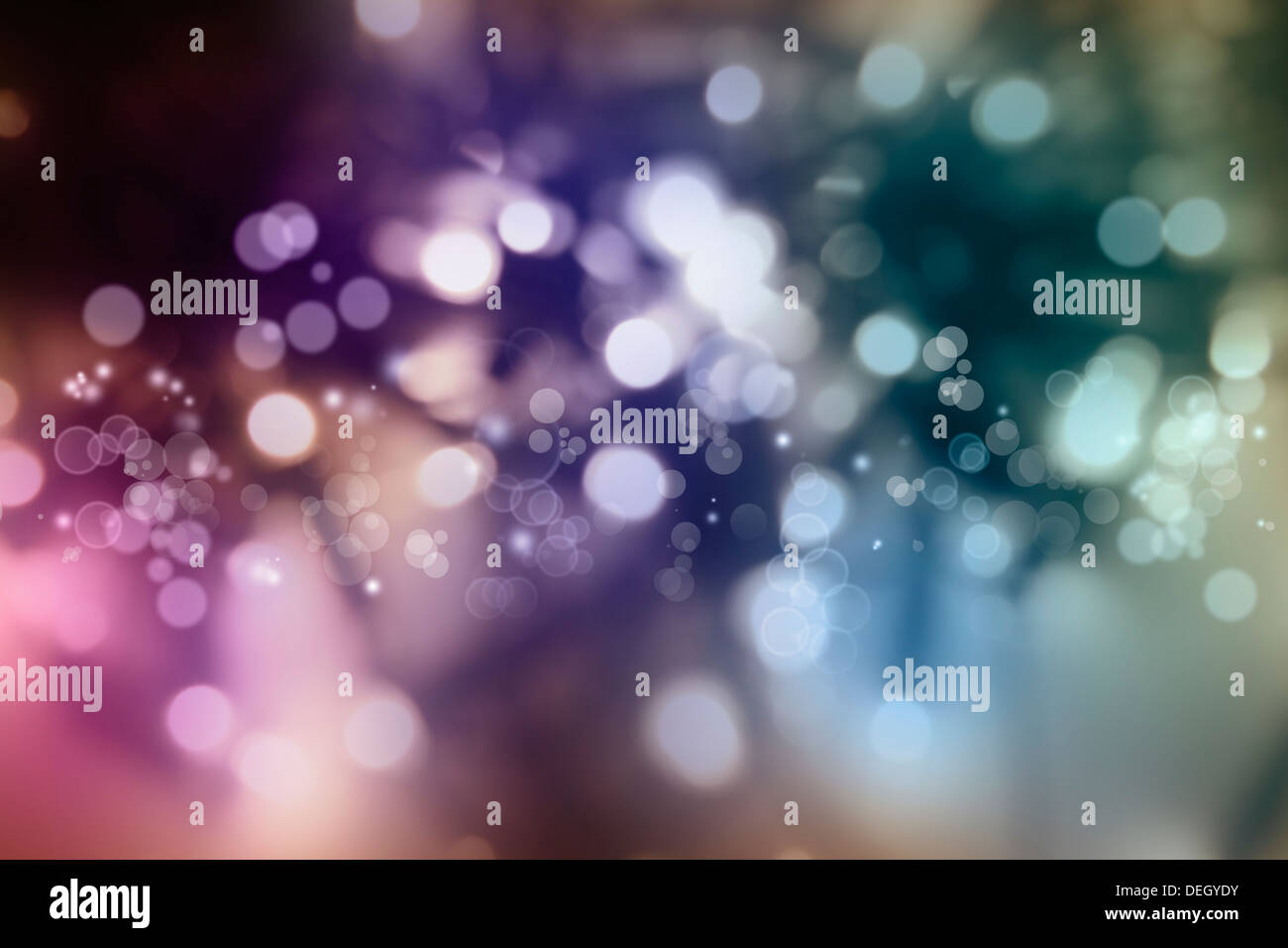 Bunte Lichtkreise abstrakten Hintergrund Stockfoto