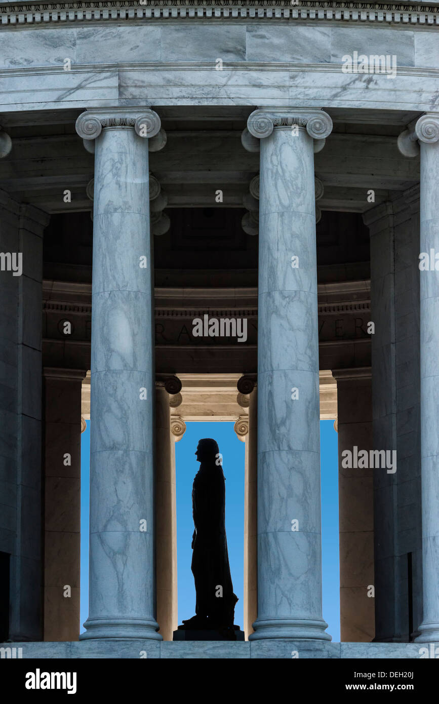 Interieur, Jefferson Memorial, Washington DC, USA Stockfoto