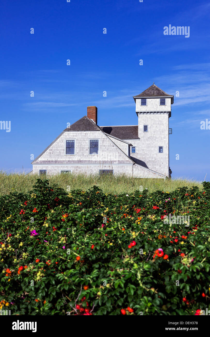 Alten Hafen Leben Einsparung Station Museum, Race Point, Cape Cod, Massachusetts, USA Stockfoto