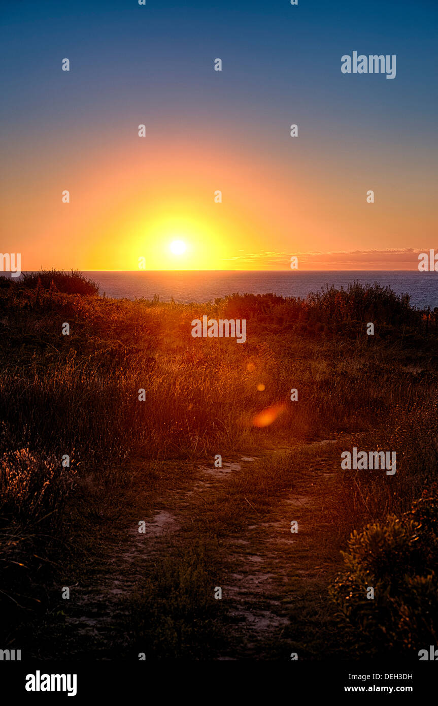 Ozean Sonnenaufgang, Truro, Cape Cod, Massachusetts, USA Stockfoto