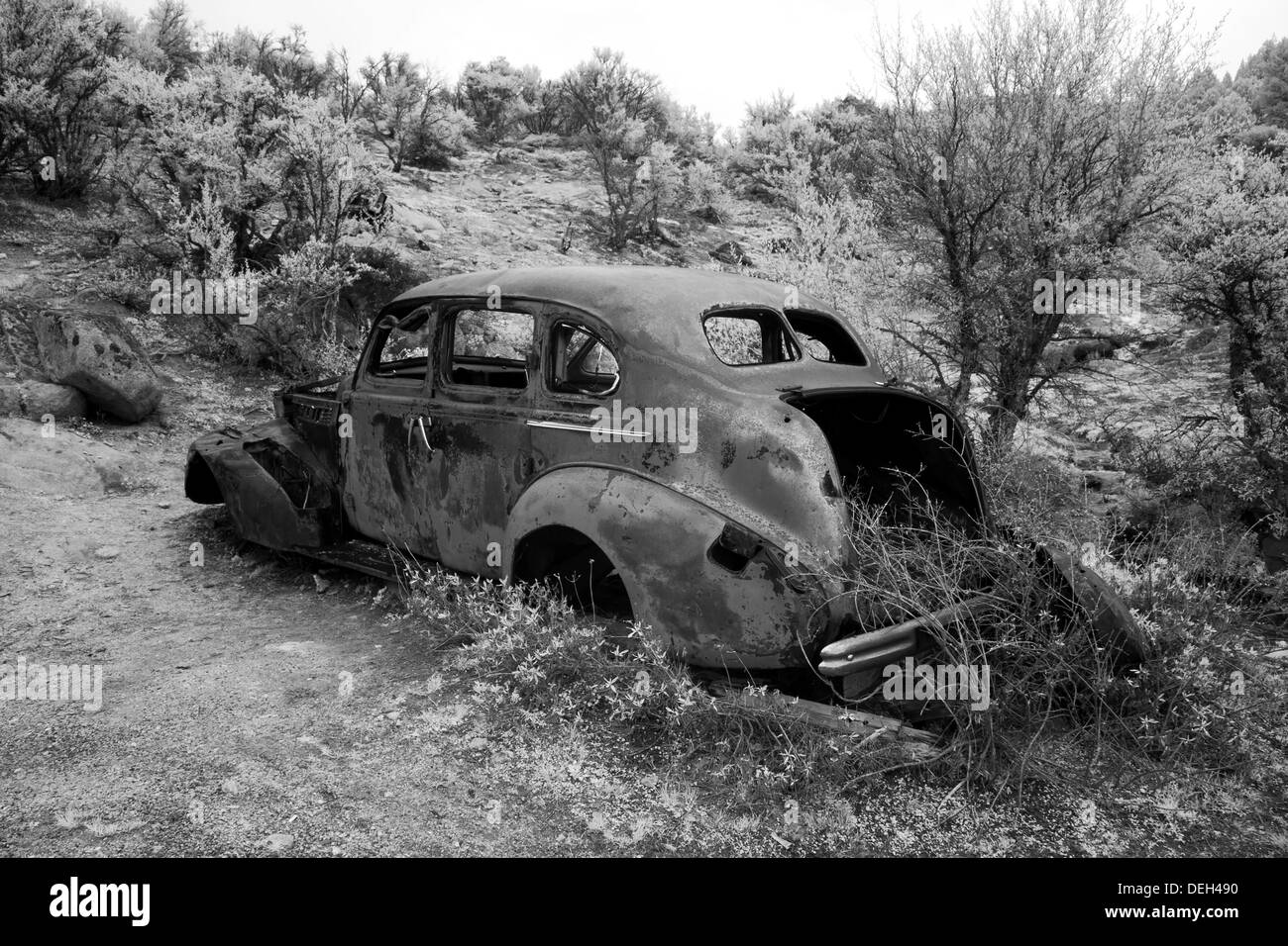 Silver City Geisterstadt Idaho Stockfoto