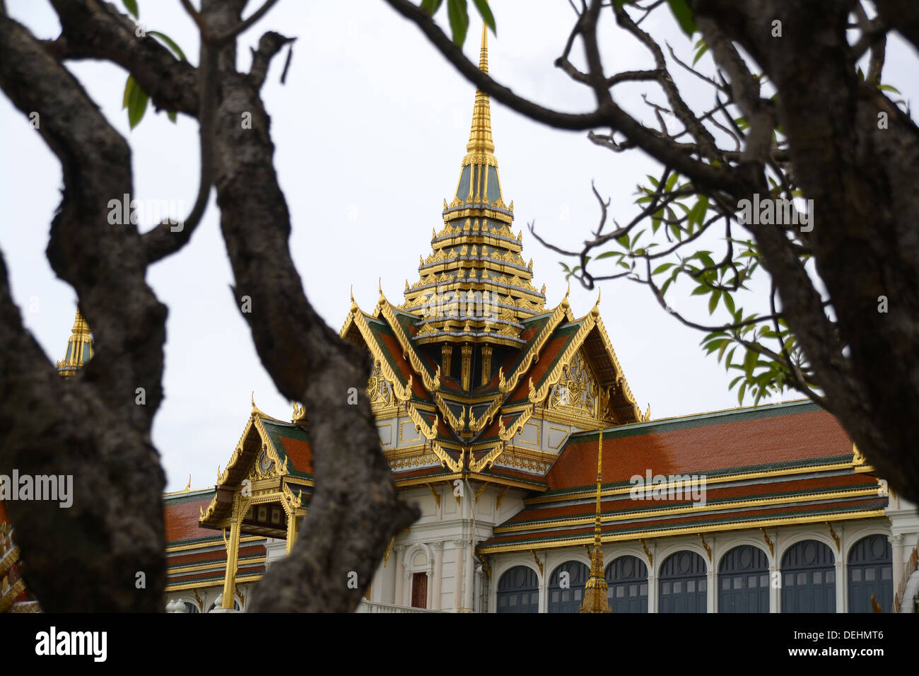 Architektur des Grand Palace in Bangkok Thailand Stockfoto