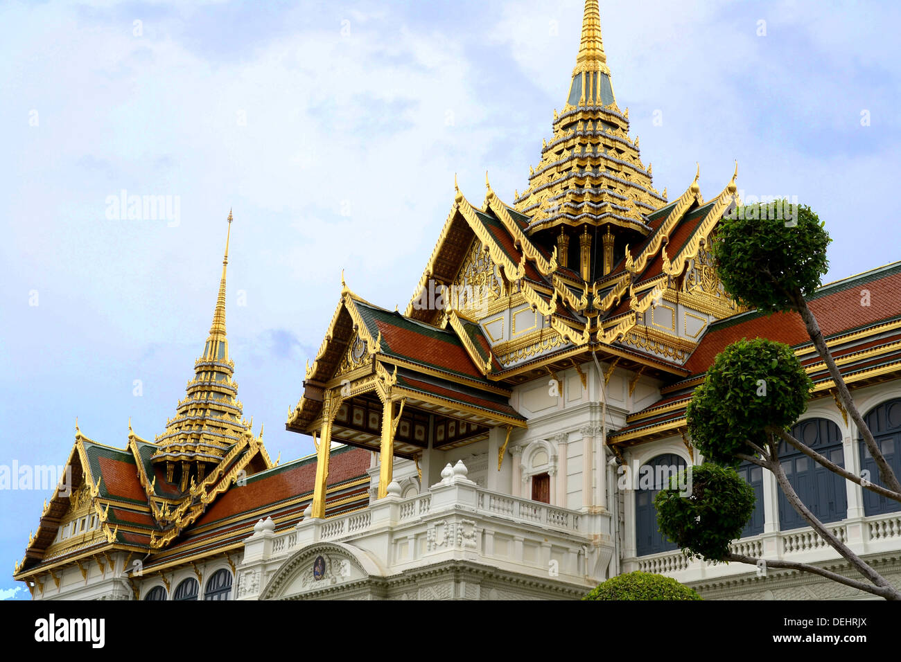 Architektur des Grand Palace in Bangkok Thailand Stockfoto