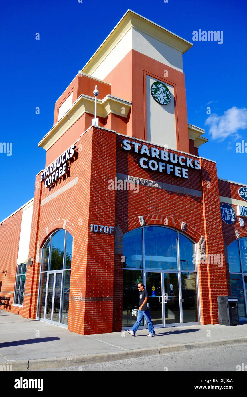Starbucks Coffee Café in Toronto, Kanada Stockfoto