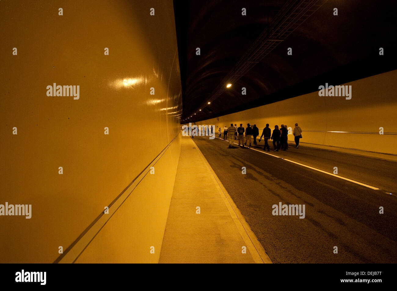 A3 Tunnel Stockfoto