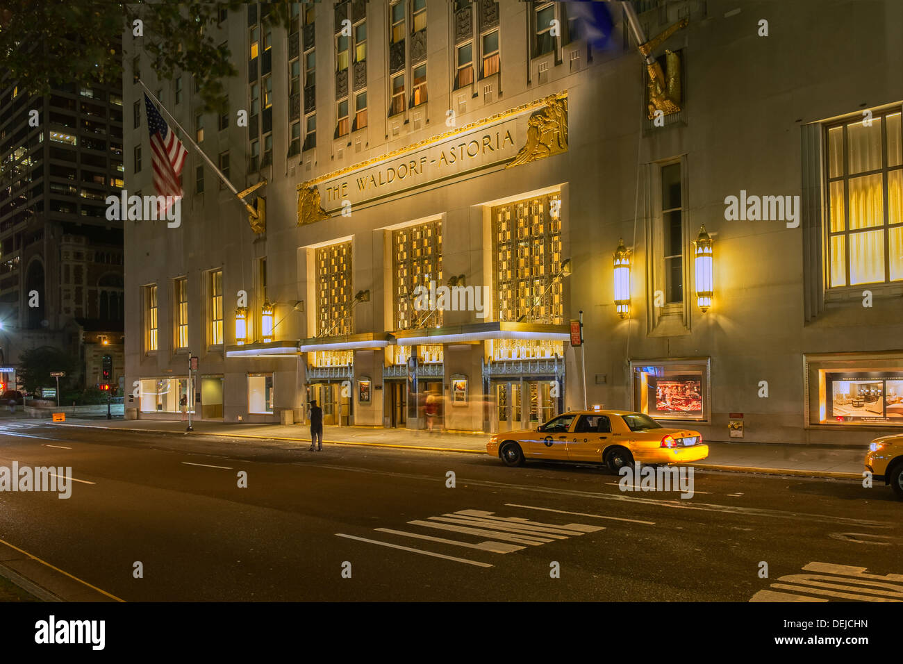 Das Waldorf Astoria Hotel Manhattan New York Stockfoto