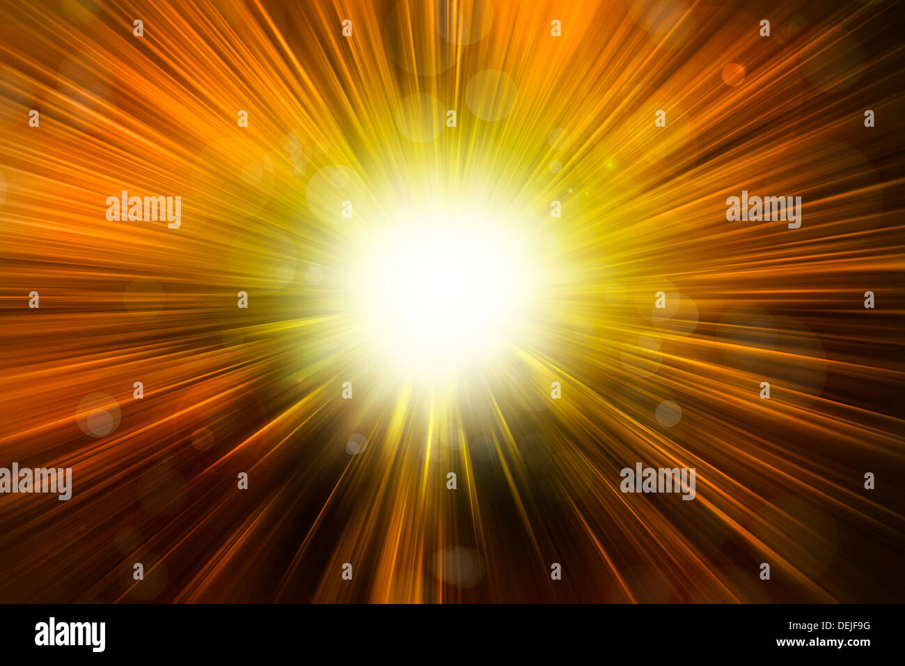 Hellen Explosion von hellem Hintergrund Stockfoto