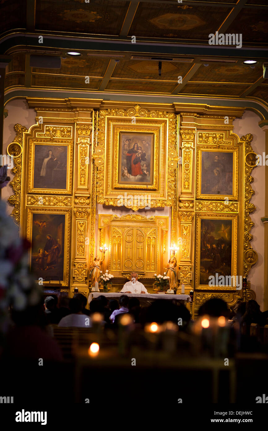 La Placita Kirche, in der Nähe von Olvera Street, Los Angeles Stockfoto