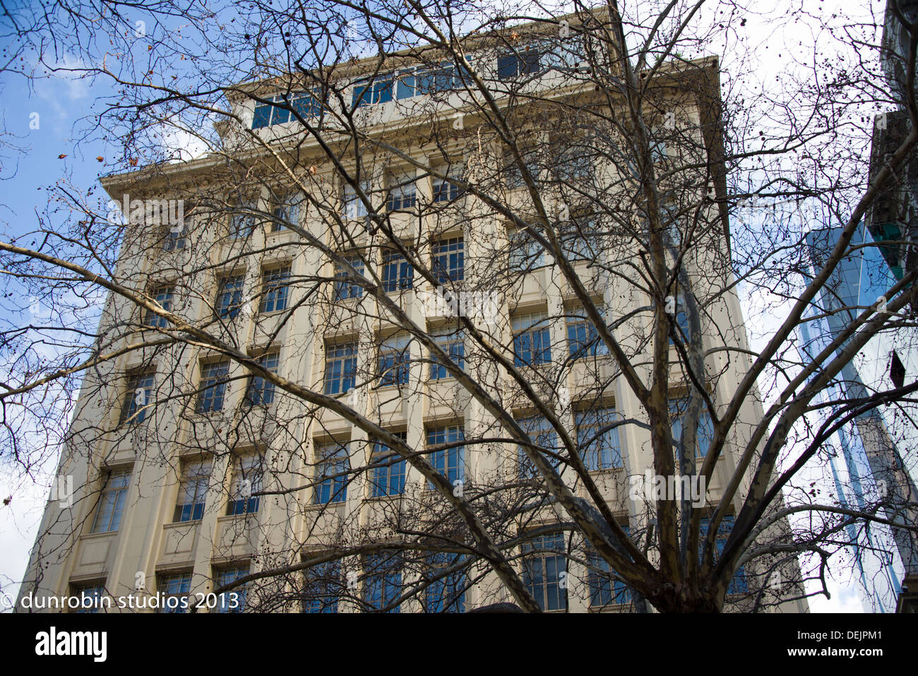 Das Forum Gebäude 1920'2 Architektur georgischen Melbourne Flinders und Russell Street Cbd. Stockfoto