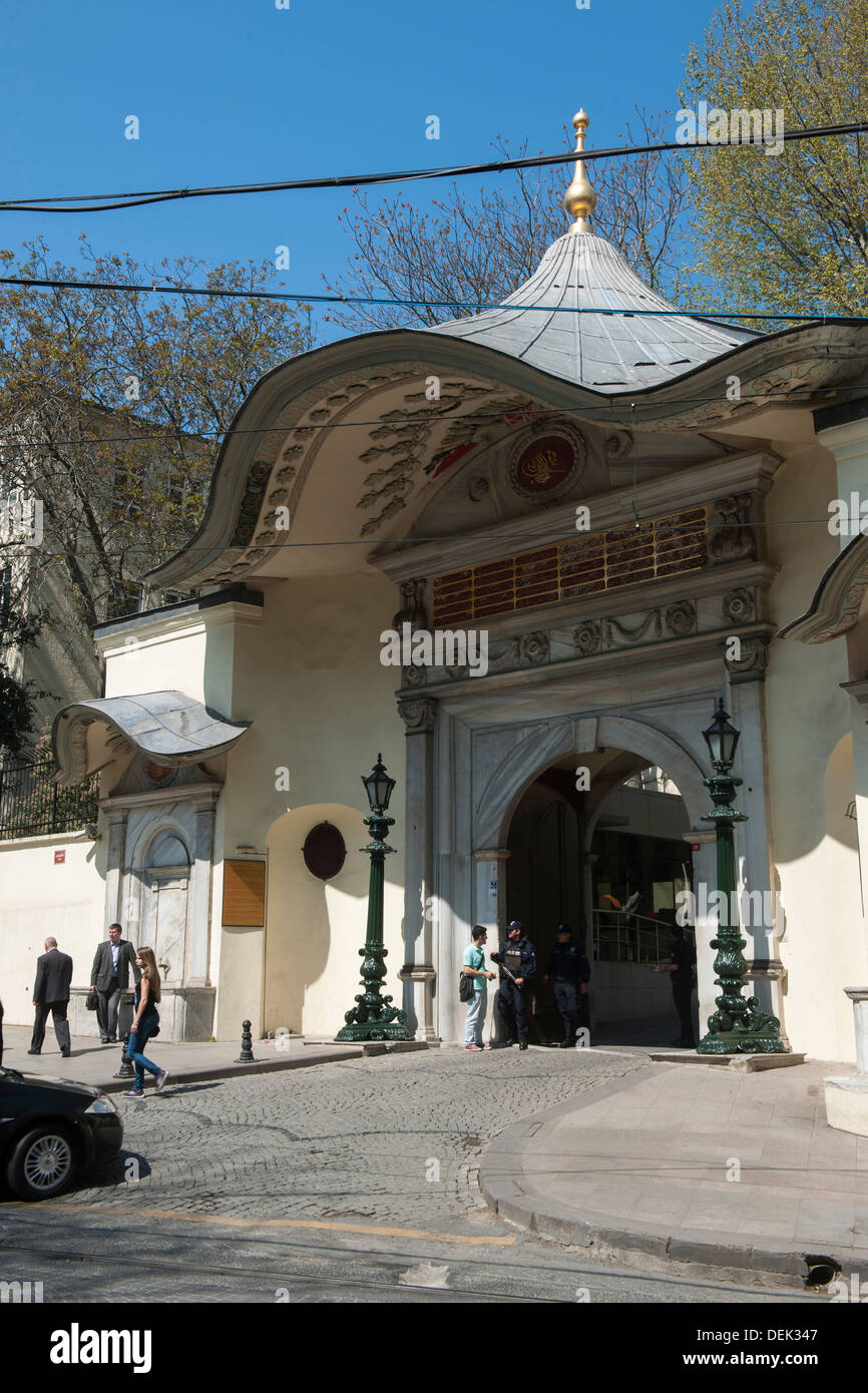 Istanbul, Sultanahmet, Hohe Pforte, Regierungsgebäude des Vali Stockfoto