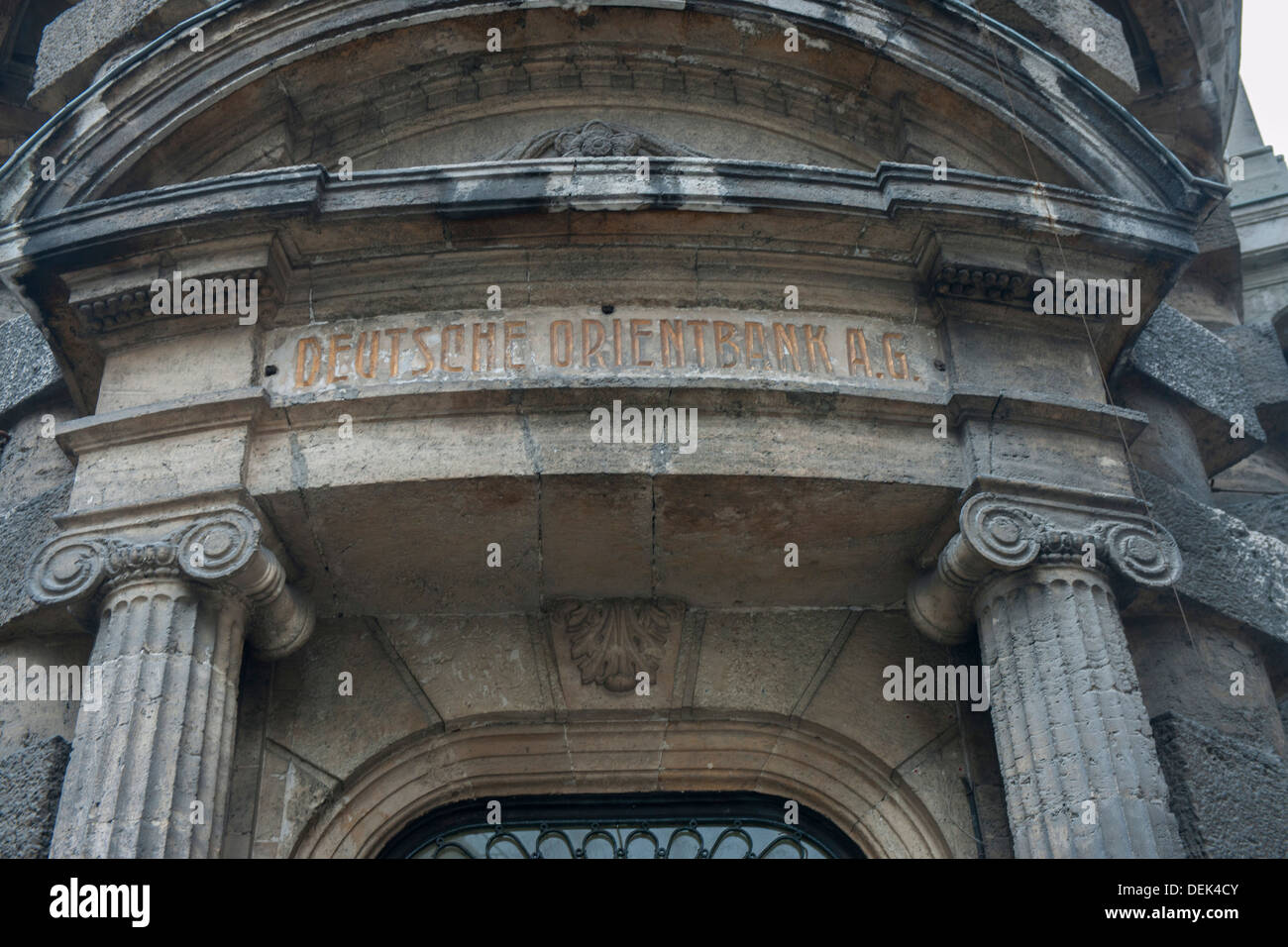Istanbul, Sirkeci, sterben Deutsche Orientbank (DOB), Eine 1906 Gegründete Deutsche Auslandsbank Stockfoto