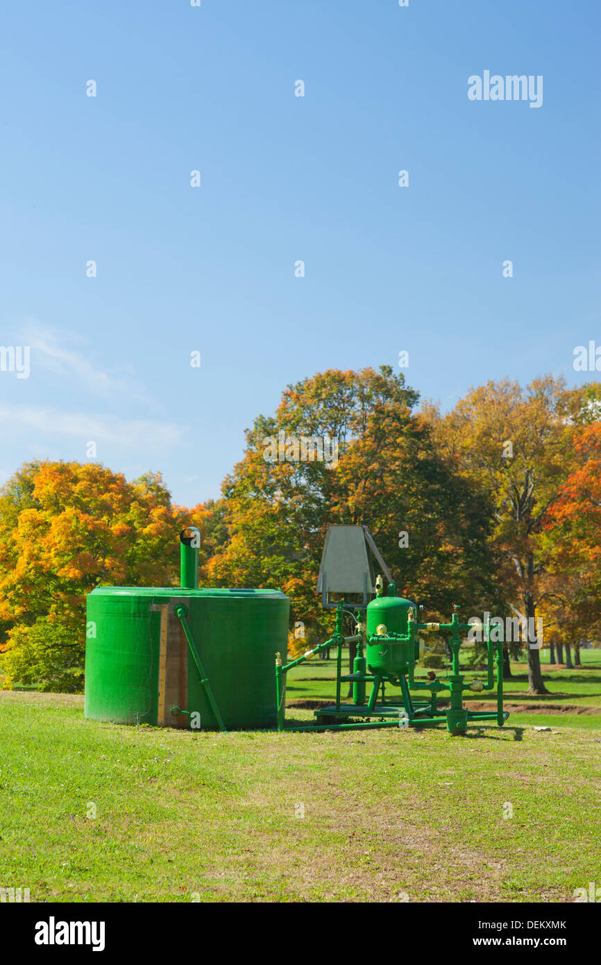 ERDGAS BOHRLOCHKOPF INDIANA COUNTY PENNSYLVANIA USA Stockfoto