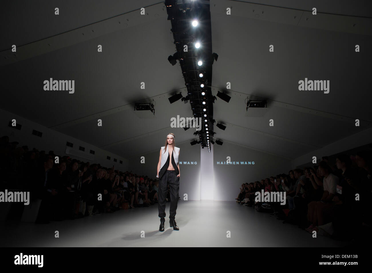 London Fashionweek 2013 Stockfoto