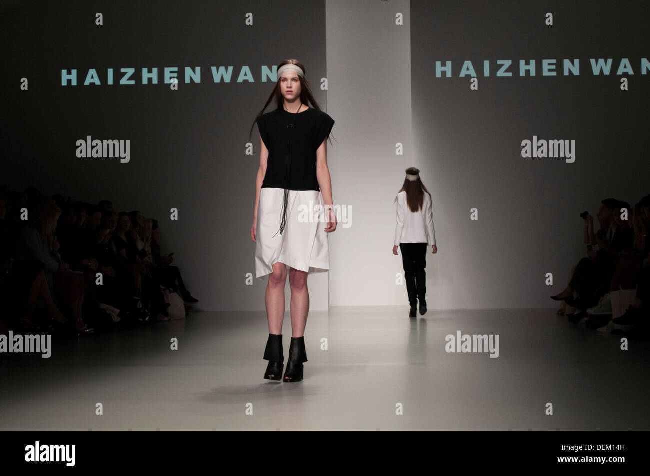 London Fashionweek 2013 Stockfoto