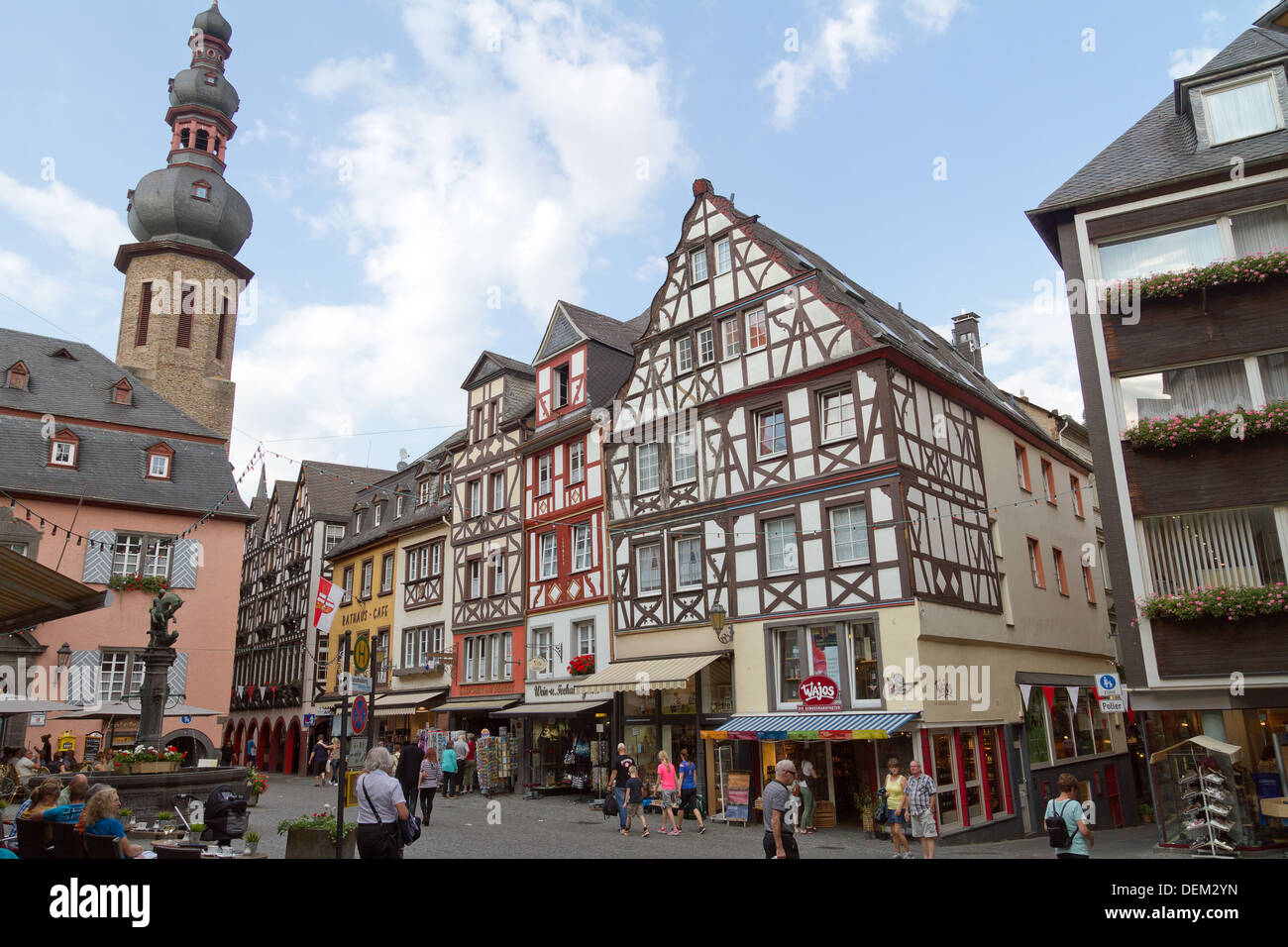 Cochem, Altstadt, Mosel, Deutschland, Europa Stockfotografie Alamy