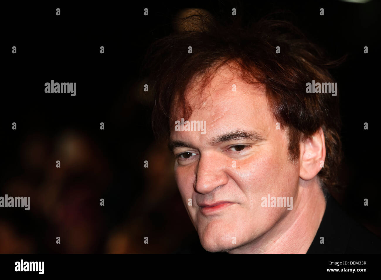 Quentin Tarantino an der UK-Premiere von "Django Unchained" an Empire Leicester Square am 10. Januar 2013 in London, England Stockfoto