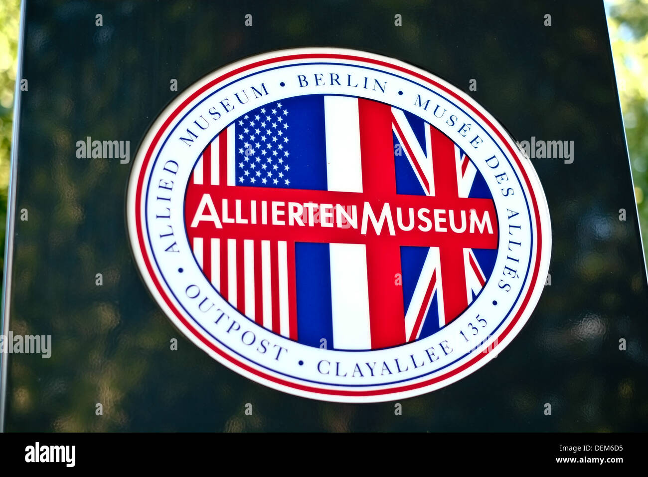 AlliiertenMuseum in Berlin Stockfoto