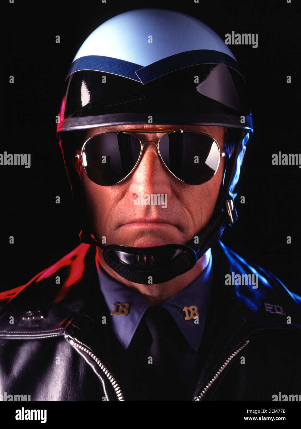 Highway Patrol Officer Stockfoto