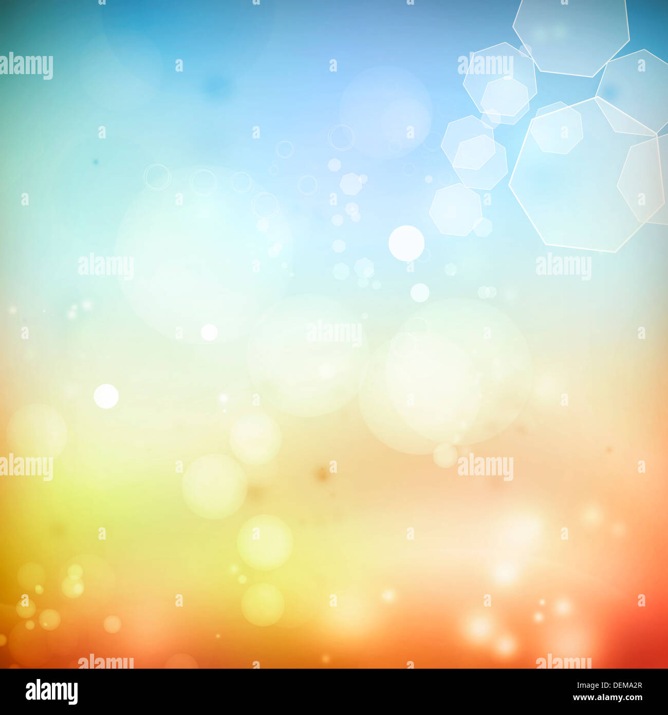 Kreise abstrakt farbigen Hintergrund Stockfoto