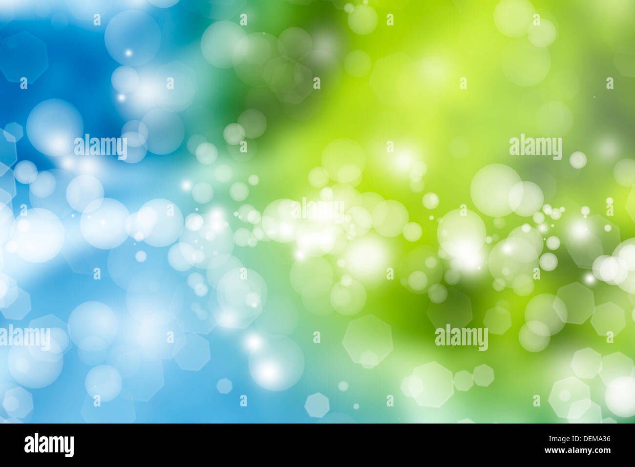 Kreise abstrakt blau grün Hintergrund Stockfoto