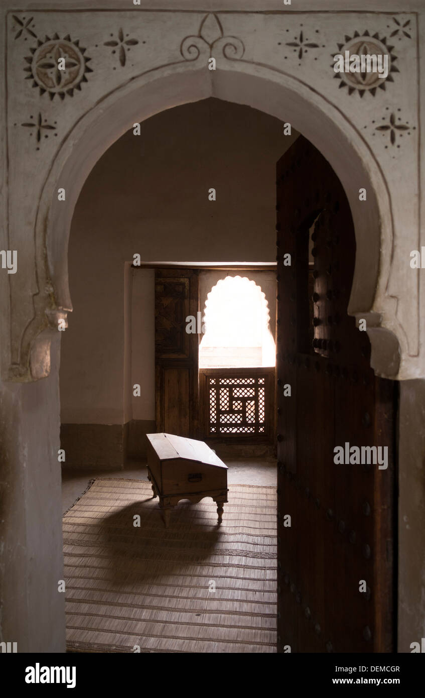 Ben Youssef Madrasa in Marrakesch, Marokko Stockfoto