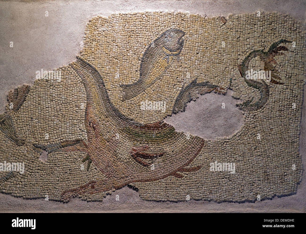 Seeungeheuer Zeugma Mosaik Museum Gaziantep-Türkei Stockfoto