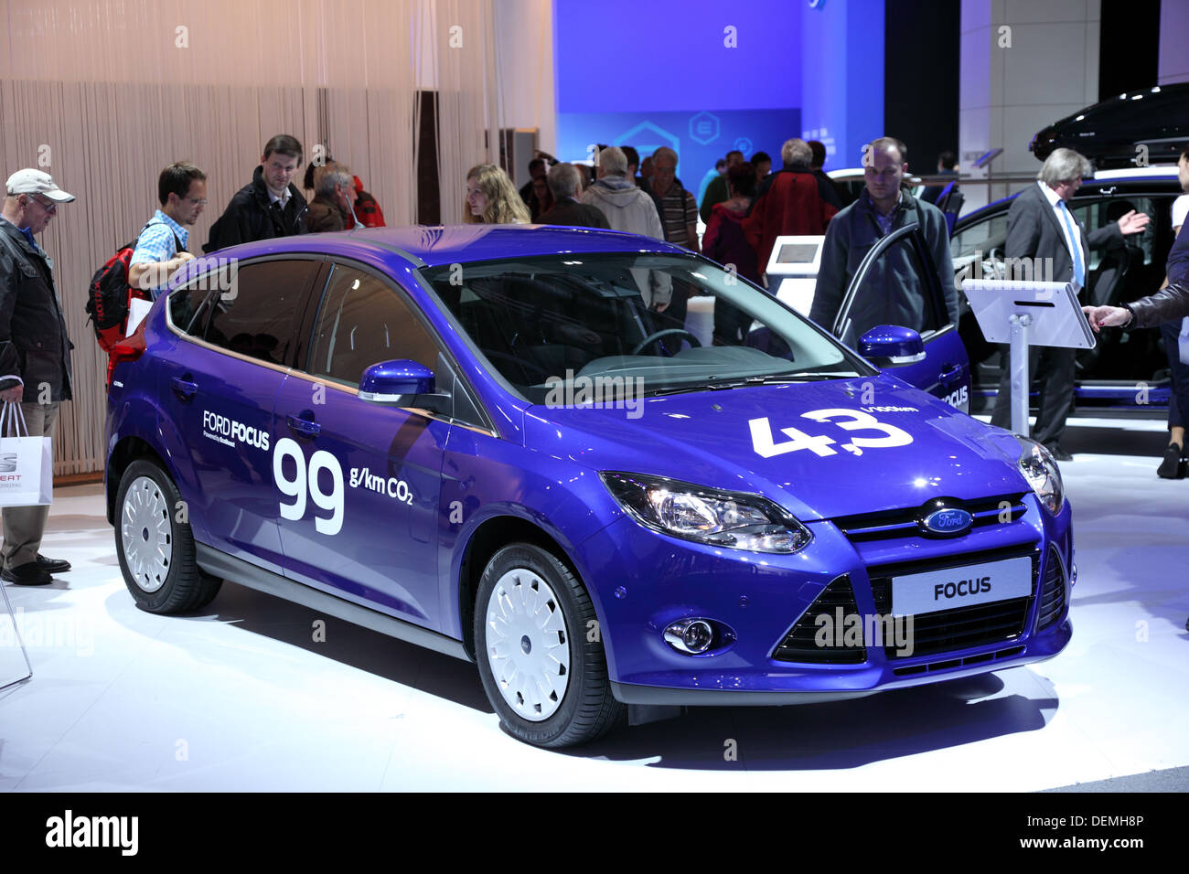 Ford Focus auf der 65. IAA in Frankfurt am Main, Deutschland Stockfoto